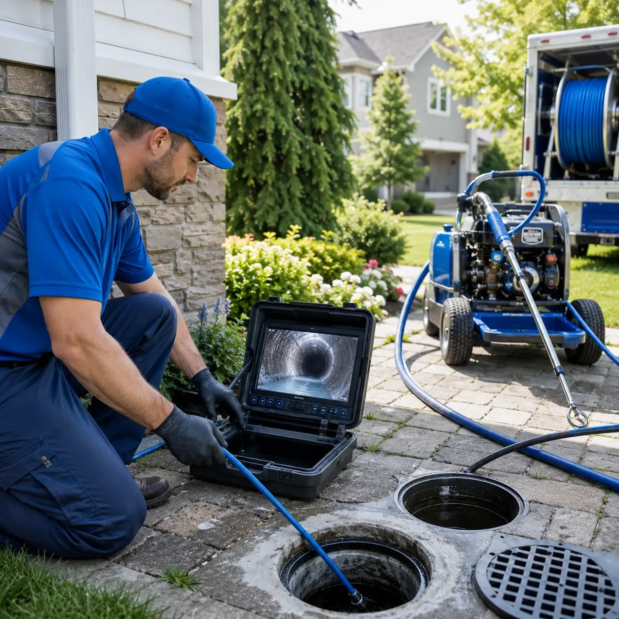 Outdoor drain cleaning professionals serving Crawford, TX